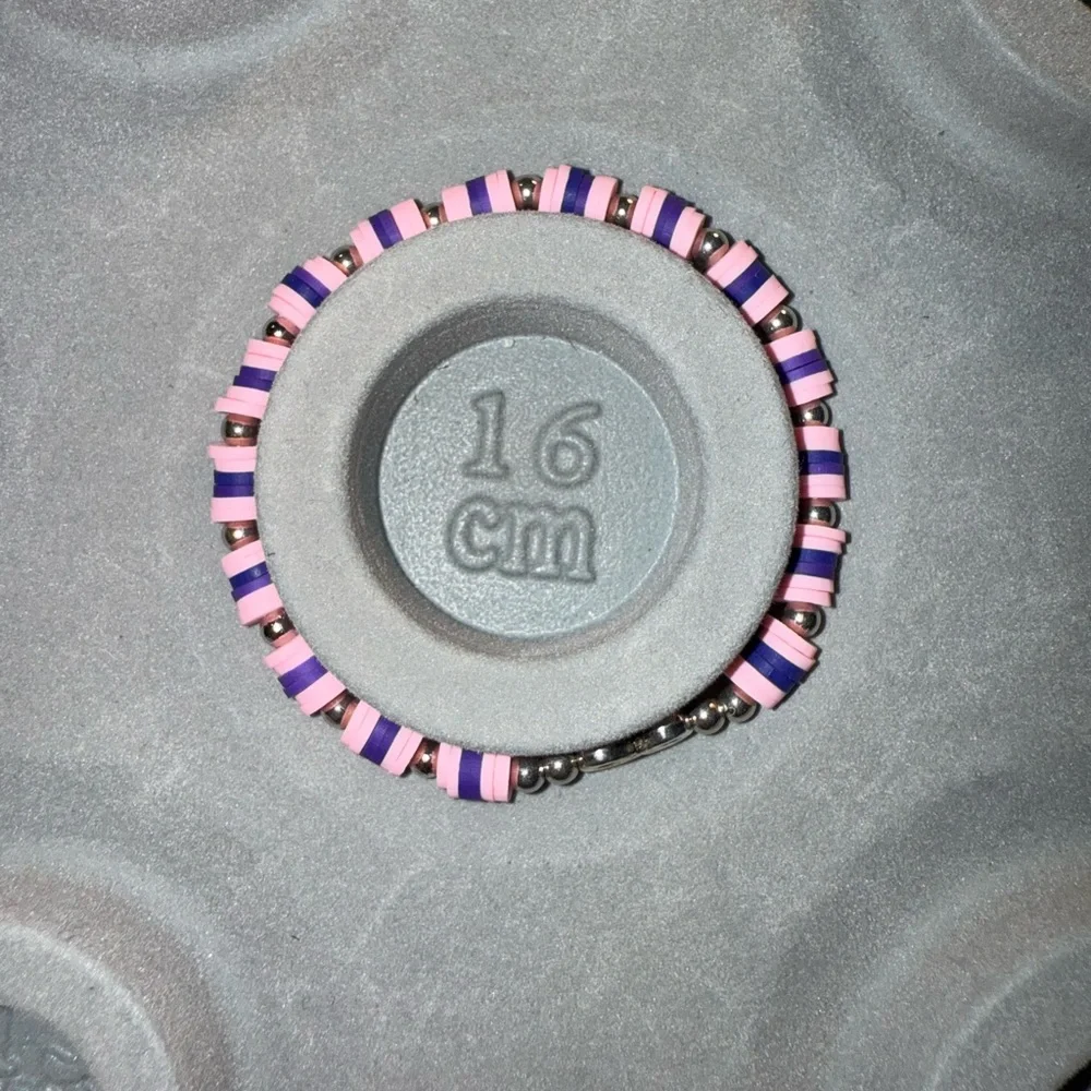 🌹 Infinity Charm Pink and Purple Beaded Bracelet